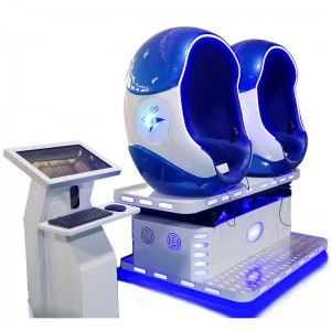 Simulateur de cinéma de chaise d'oeuf de 5d 9d avec le simulateur de cinéma des lunettes 12d de vr